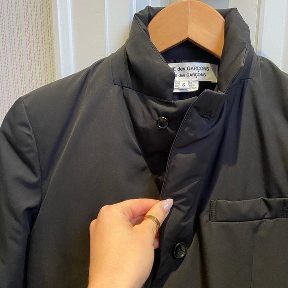Comme Des Garcon fitted puffer padded down blazer jacket - Picture 4 of 8